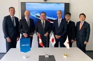 WinGD and Mitsubishi Shipbuilding sign MoU for ammonia collaboration