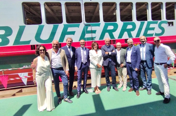Bluferries New Passenger Hybrid Ro–Ro Ship “Sikania II Hybrid” was launched. The vessel was designed by CTE Perdikaris and built in Greece under the supervision of RINA