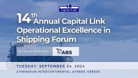 14th Annual Capital Link Operational Excellence in Shipping Forum “Best Industry Practices - Building Long Term Value Through Sustainability”