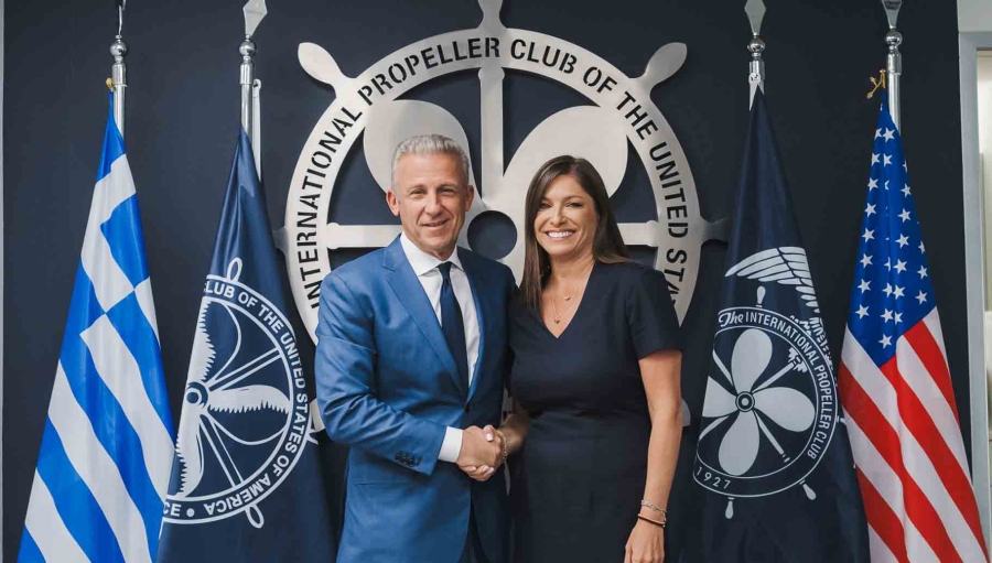 Η Δανάη Μπεζαντάκου νέα πρόεδρος του Propeller Club Πειραιά