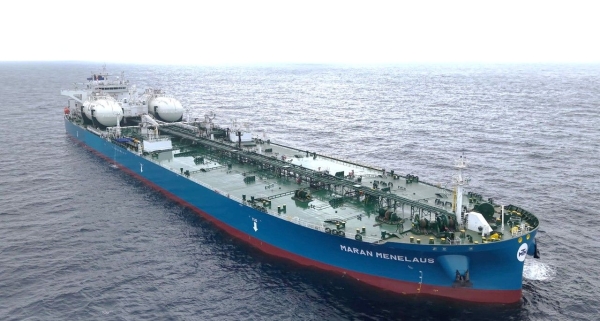 Maran Tankers takes delivery of Dual-Fuel Suezmax tanker “Maran Menelaus”