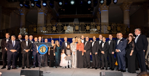 The Hellenic-American Chamber of Commerce honored Dr John Coustas at its 73rd Person of the Year award ceremony