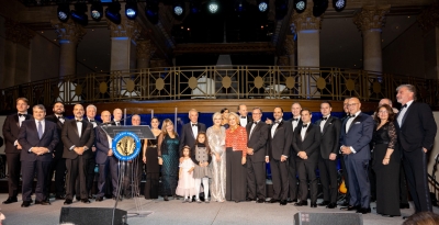The Hellenic-American Chamber of Commerce honored Dr John Coustas at its 73rd Person of the Year award ceremony
