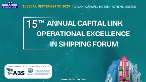 15th Annual Capital Link Operational Excellence in Shipping Forum “Best Industry Practices - Building Long Term Value Through Sustainability”