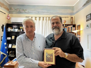 Μεγάλη Δωρεά του Νικόλα Διαμ. Πατέρα στον Ιερό Καθεδρικό Ναό Αγ. Νικόλαο Οινουσσών