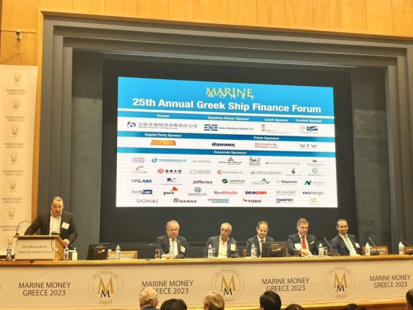 Marine Money Greek Forum 2023 Investing in the decarbonization projects will be the next challenge of shipping