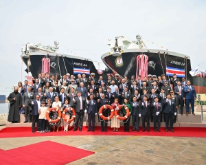 Tsakos Energy Navigation names its new shuttle tankers "Athens 04" and "Paris 24"