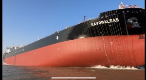 Dynacom launched its first panamax tanker in China
