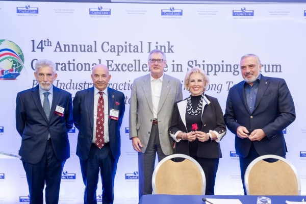 14th Annual Capital Link Operational Excellence in Shipping Forum “Best Industry Practices - Building Long Term Value Through Sustainability”