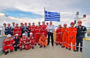 Η Capital Gas ύψωσε την ελληνική σημαία στο LNG/C «ΑΡΙΣΤΑΡΧΟΣ»