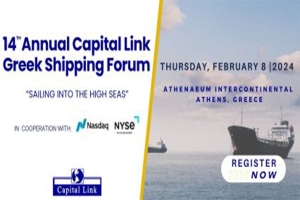 14ο Ετήσιο Capital Link Greek Shipping Forum: Sailing into the high seas
