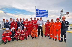 Capital Gas raised the Greek flag on the LNG/C “Aristarchos’’