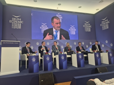Ilias Tsakiris, Chair of the Ocean Hull Committee of the International Union of Marine Insurance (IUMI) participated at the 11th Delphi Economic Forum