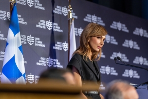 Melina Travlou re-elected as president of the Union of Greek Shipowners