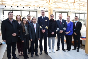 First cruise ship of the year, Viking Sky arrives at the Port of Piraeus