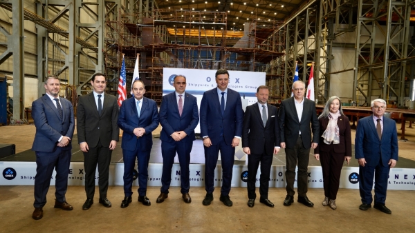 Ναυπηγεία Ελευσίνας: Ιστορική επανεκκίνηση στην ναυπήγηση πλοίων με την τοποθέτηση τρόπιδας στα δύο πρώτα ρυμουλκά της MegaTugs