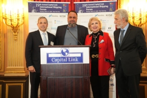 Evangelos Marinakis delivered a keynote speech at the Capital Link Forum in New York