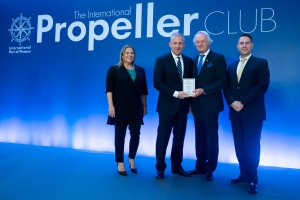 Bahamas Maritime Authority honored by the Propeller Club Port of Piraeus for its longstanding support and commitment