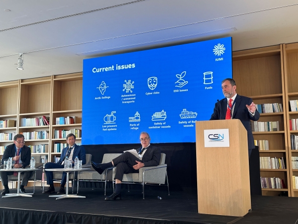 Ilias Tsakiris of HMA warns of new shipping risks at 1st CSN marine insurance conference