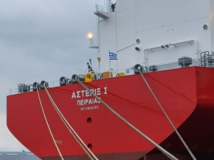 The new Capital Product Partners’ LNG carrier “Asterix I” flies the Greek flag