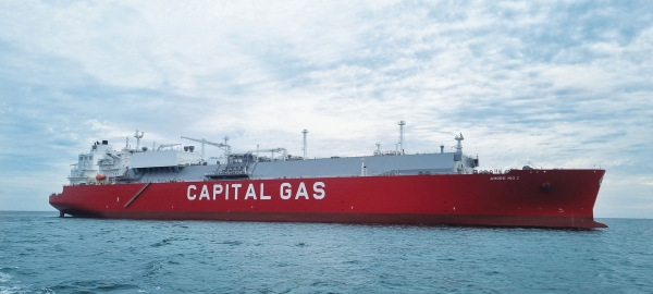 Η Capital Gas Ship Management Corp. παρέλαβε το LNG Carrier “Amore Mio I”