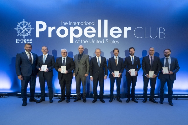 Dinner in honor of the Supporters of the International Propeller Club, Port of Piraeus.