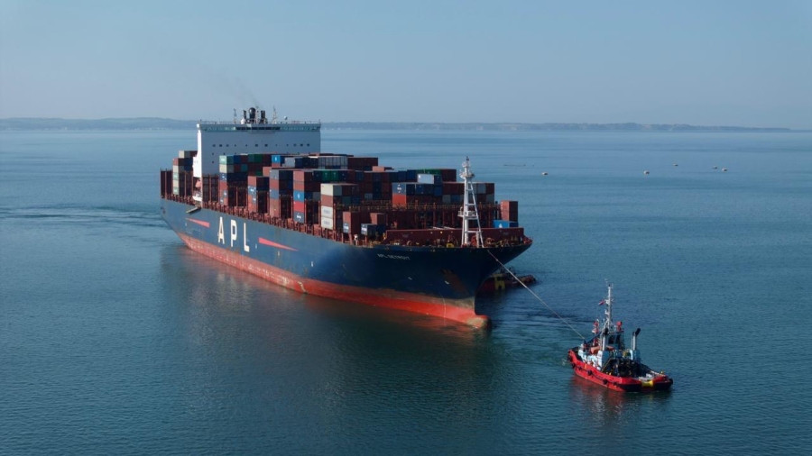 Νέο ρεκόρ δυναμικότητας στο λιμάνι της Θεσσαλονίκης  με την άφιξη του «APL DETROIT»