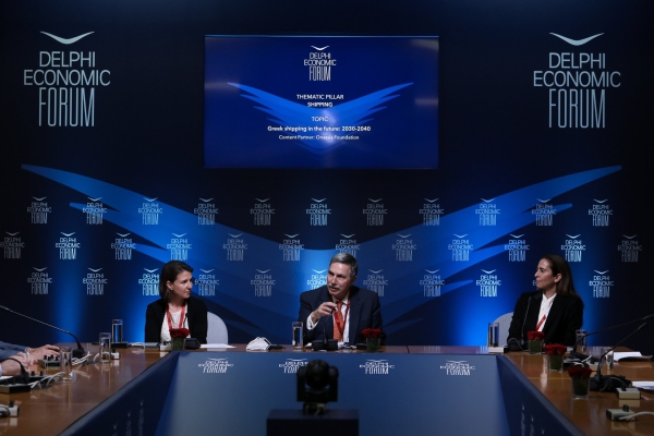 H καρδιά της ελληνικής ναυτιλίας στο Οικονομικό Φόρουμ των Δελφών Μια μεγάλη συζήτηση για τις προοπτικές του κορυφαίου κλάδου της ελληνικής οικονομίας