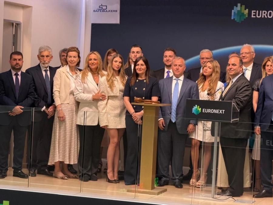 SAFE BULKERS INC.: The first shipping company to be listed on the Athens Stock Exchange - Euronext Athens
