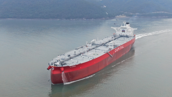 Capital Ship Management Corp. Takes Delivery of M/T 'Alterego'. Τhe second of two ammonia and LNG fuel ready sister ships in 2022